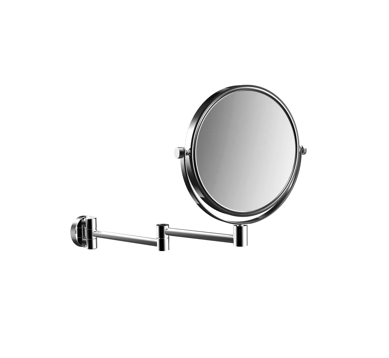 EMCO 1094.001.10 <br>PURE 二折雙面圓形化妝鏡  |衛浴配件|品牌|EMCO