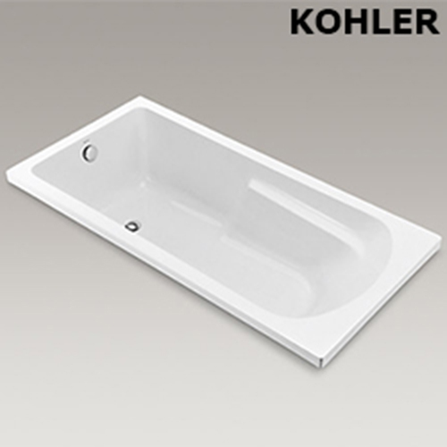 KOHLER<br>K-18776T-0+K-17295T-CP<br>152.5cm Duo 壓克力崁入式浴缸<br>(含落水頭)  |浴缸|KOHLER|崁入式浴缸