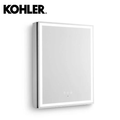 KOHLER K-29828K-L-NA<br>Grooming 智能觸碰 鏡櫃60cm(左開)<br>三種燈色.三段光源.除霧<br>(內無插座版)  |超值組合|鏡櫃.盆櫃特惠方案