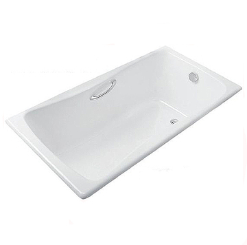〝KOHLER 促銷商品〞<br>K-15849T-GR-0<br>Bliss 170cm 崁入式鑄鐵浴缸<br>(內含扶手及落水頭)  |浴缸|KOHLER|崁入式浴缸