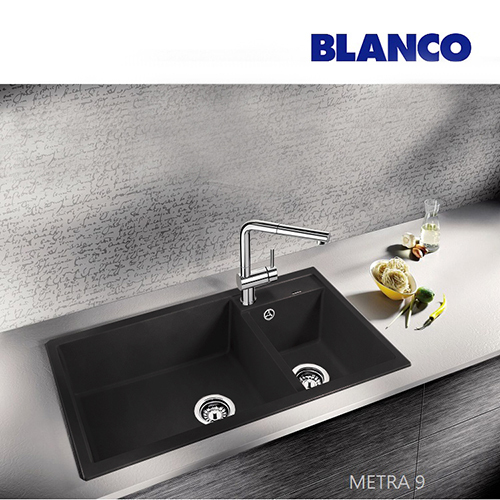 BLANCO METRA 9<br> 513273 花崗岩廚用水槽<br>(黑色/ 86x50 cm)  |廚用水槽|BLANCO