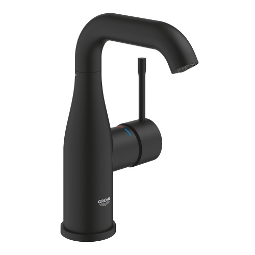 GROHE 24176KF1<br>ESSENCE 單槍面盆龍頭(幻影黑)  |黑色系列|面用龍頭