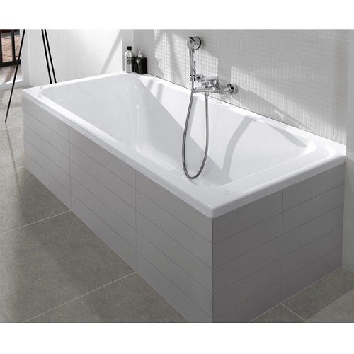 Villeroy & Boch<br>Architectura 崁入式壓克力浴缸<br>浴缸 VBUBA147ARA2V-01 + Viega落水器<br>(140x70xH46 cm)  |浴缸|Villeroy & Boch