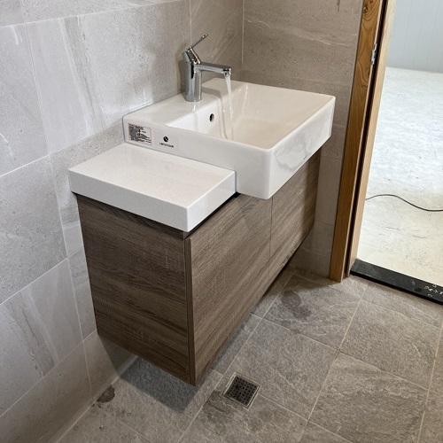 Goldenstyle GS-BK<br>訂製浴櫃 半坎盆浴櫃 <br>(適用走道空間或牆面深度狹窄)  |浴櫃|GOLDENSTYLE(可訂製)