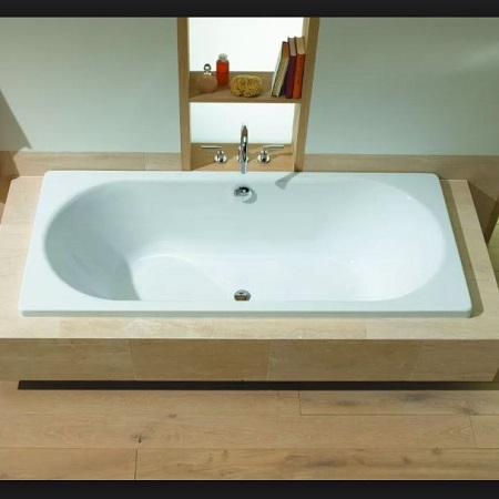 KALDEWEI 103<br>Classic Dou <br>鋼板搪瓷嵌入式浴缸<br>(160x70xH43 cm)產品圖