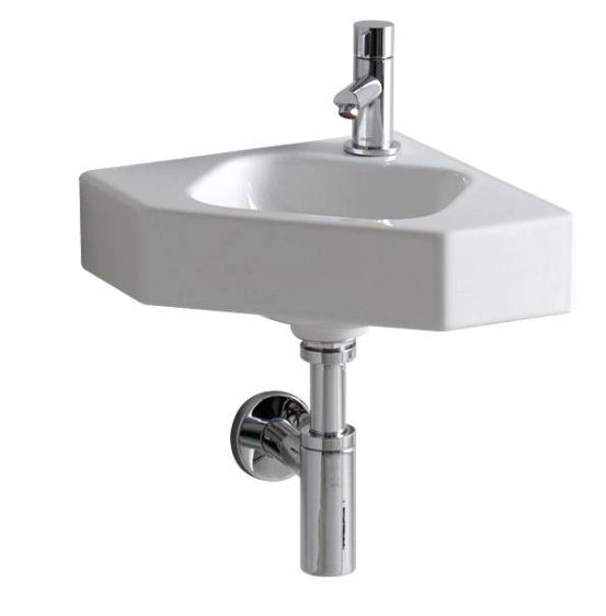 GEBERIT 124729000<br> Icon 轉角角落面盆(33x33cm)產品圖