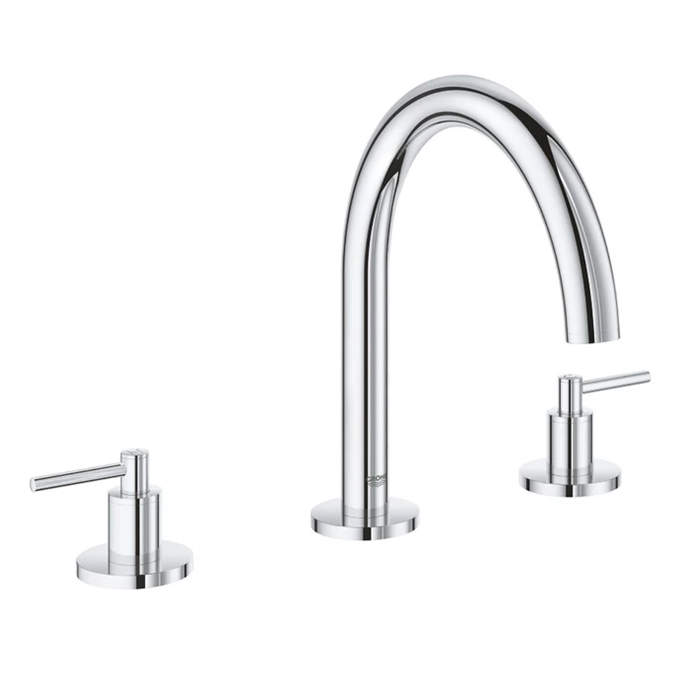 GROHE 127866<br>ATRIO 三孔面盆龍頭<br>(鉻色)  |面盆龍頭|GROHE|三孔面盆龍頭