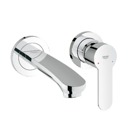 GROHE 19571.002<br>Eurostyle Cosmopolitan 壁上雙孔面盆龍頭    (含埋壁軸心)  |面盆龍頭|GROHE|埋壁式面盆龍頭