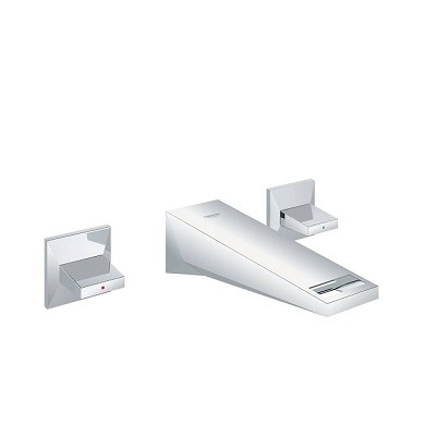 GROHE 20346.000<br>Allure Brilliant 壁上三孔面盆龍頭(出水頭161mm)  |面盆龍頭|GROHE|埋壁式面盆龍頭