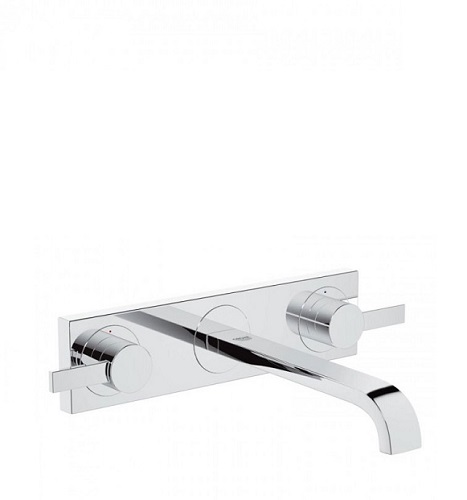 GROHE 20193.000<br>Allure 壁上三孔面盆龍頭(出水頭220mm)  |面盆龍頭|GROHE|三孔面盆龍頭