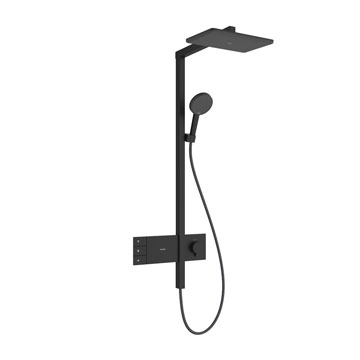 Hansgrohe 24590670<br>Raindance Alive Q<br>恆溫淋浴花灑組<br>(二出水 / 霧黑)