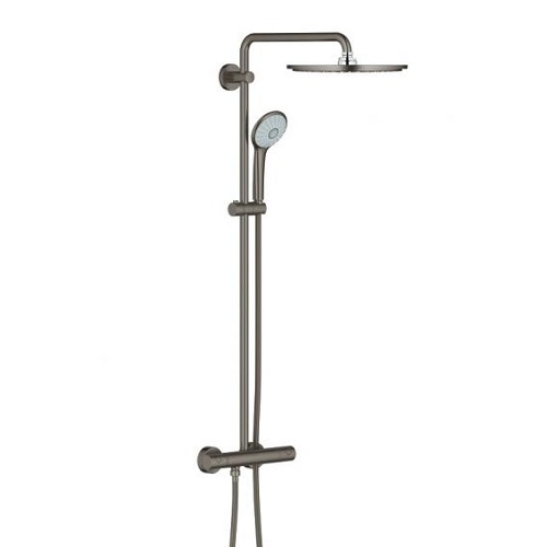 GROHE 26075.AL0<br>Euphoria  System 310  定溫淋浴組(石墨黑)  |黑色系列|浴用龍頭 / 花灑