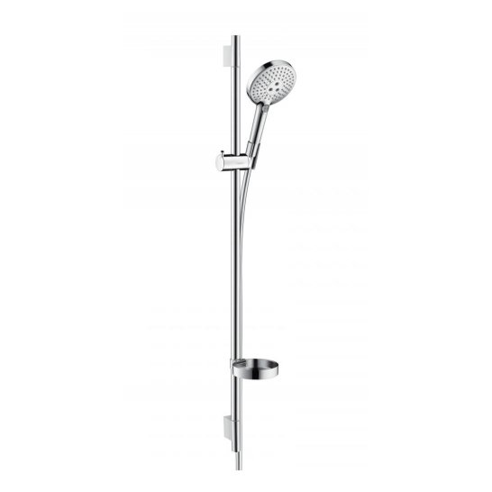 Hansgrohe 26631000<br>Raindance Select S 120 <br>蓮蓬頭滑桿組 90cm(含皂盤)<br>3種水流  |淋浴花灑|HANSGROHE|蓮蓬頭伸降桿/掛座/淋浴柱 套組