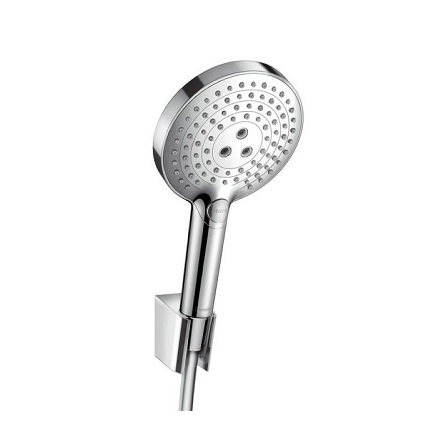 Hansgrohe 26721000<br>Raindance Select S 120 <br>三段式蓮蓬頭+原廠支架<br>3種水流  |淋浴花灑|HANSGROHE|蓮蓬頭伸降桿/掛座/淋浴柱 套組