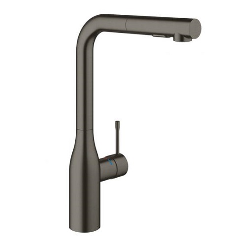 GROHE 30270.AL0<br/>Essence  廚房伸縮龍頭/二段出水(石墨黑)  |黑色系列|廚用龍頭