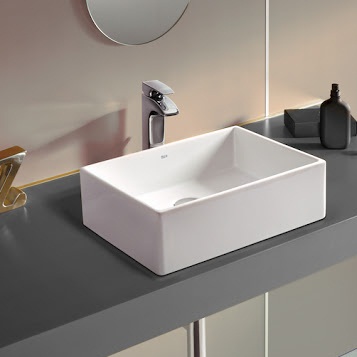 ROCA In countertop basins<br>327720000 正方形台上盆(46.5x41.5cm)  |面盆|ROCA