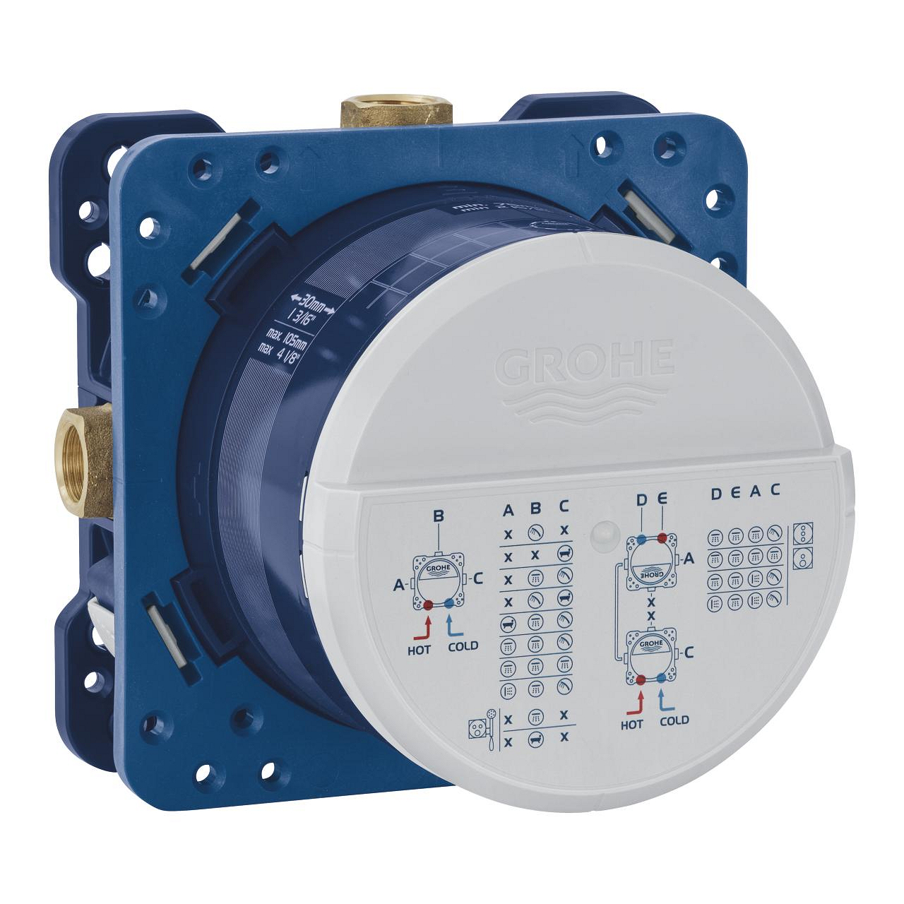 GROHE 35604.000<br>RAPIDO SMARTBOX<br>埋壁面板用 - 軸心  |浴缸龍頭|GROHE|壁埋軸心零件