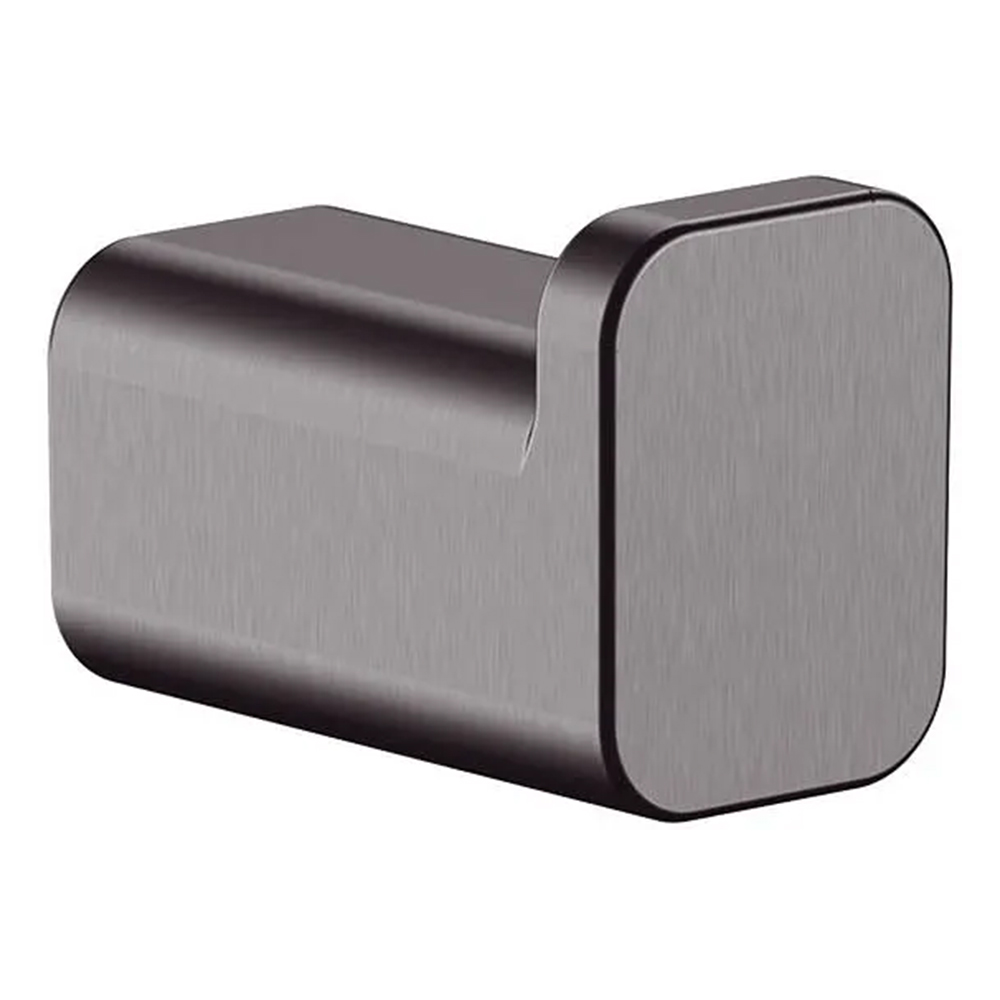 Hansgrohe 41742.340<br>AddStoris<br>衣勾/毛巾勾 (單勾/霧黑鉻)  |衛浴配件|品牌|HANSGROHE