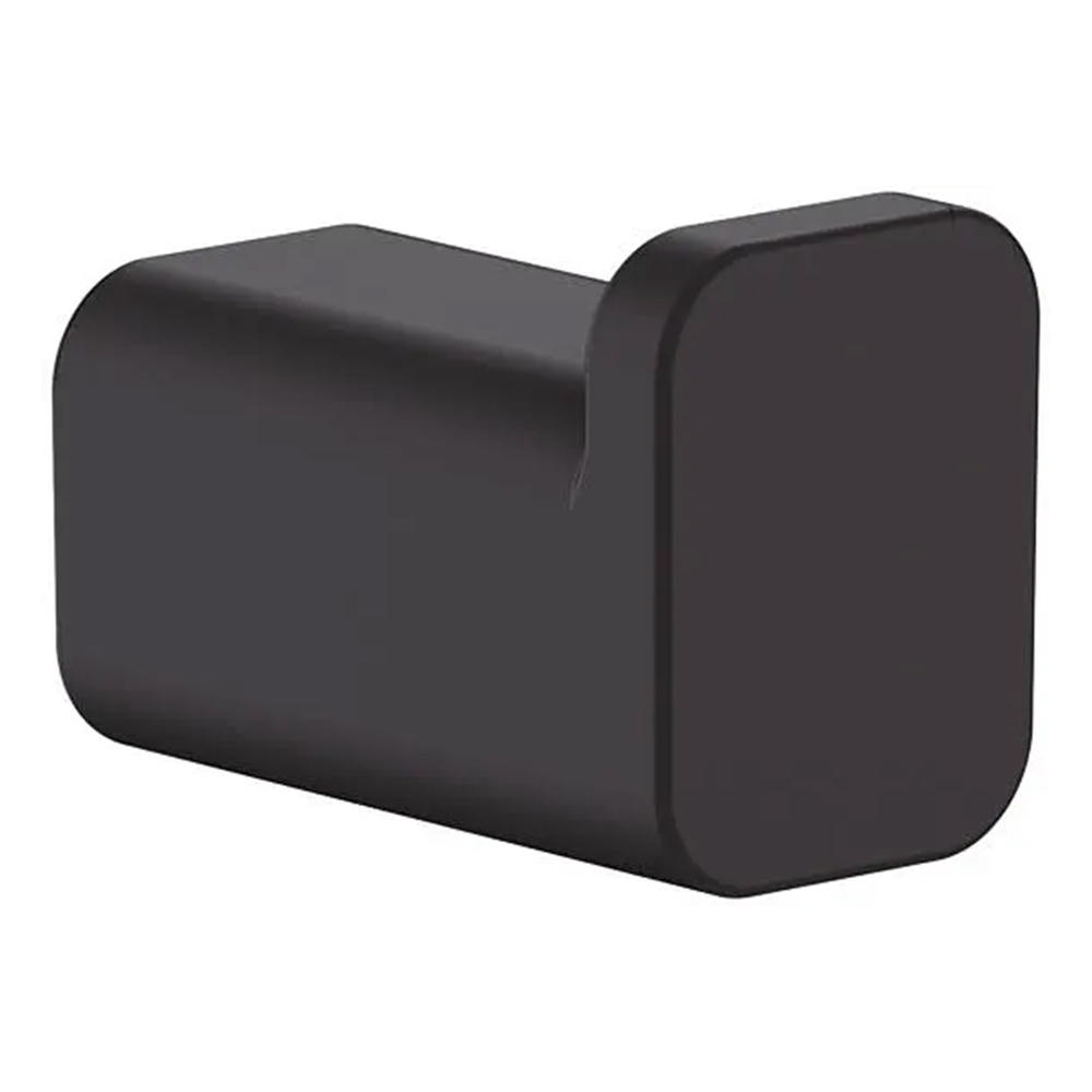 Hansgrohe 41742.670<br>AddStoris<br>衣勾/毛巾勾 (單勾/霧黑)  |衛浴配件|品牌|HANSGROHE