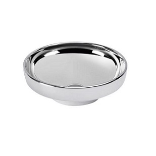 VITRA 4334B471 白金<br> WaterJewels 圓形上嵌盆產品圖