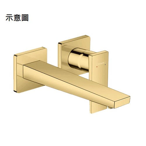 KEUCO <br> Edtion 11 51116.030201 <br>壁式兩孔面盆龍頭(刷金色/不含軸心)產品圖
