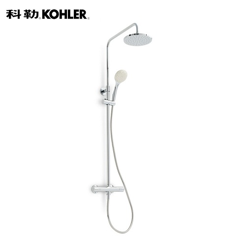 🎀KOHLER 限量優惠🎀<br>K-76623T-9-CP<br>VITEO 二路定溫花灑淋浴柱<br>(鉻) - 無下出水  |淋浴花灑|KOHLER|蓮蓬頭伸降桿/掛座/淋浴柱 套組