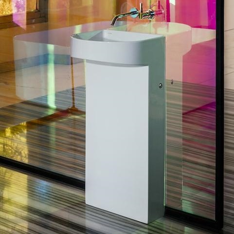 LAUFEN 81134.1 <br>SONAR  落地式面盆<br>(H90 cm)  |面盆|LAUFEN|落地式面盆