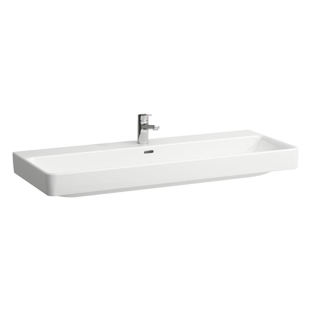 LAUFEN 81496.5.000.104.1<br>PRO S 檯面盆<br>(120x46.5cm/單孔龍頭款式)  |面盆|LAUFEN|檯上盆