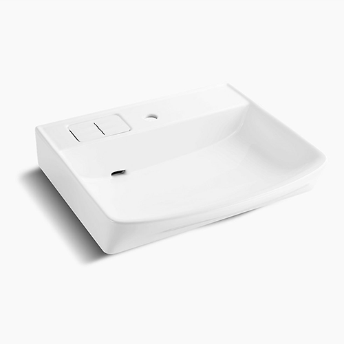 🎀KOHLER 經銷優惠🎀<br>K-22778T-1-0<br>Family Care 60cm 單孔檯面盆<br>(60 x55.7 cm)產品圖