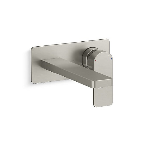 KOHLER<br>K-22567T-B4-BN<br>Parallel 附牆加長面盆龍頭<br>出水長度 21.5cm (羅曼銀)