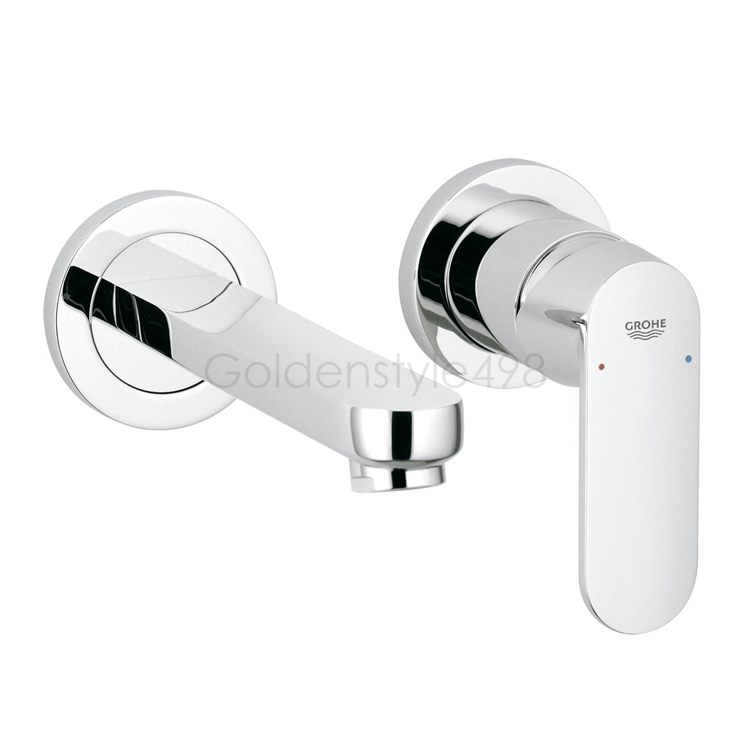 ★GROHE 19381.000<br>EUROSMART COSMOPOLITAN<br>壁上雙孔面盆龍頭  <br>(鉻色/含埋壁軸心)  |面盆龍頭|GROHE|埋壁式面盆龍頭