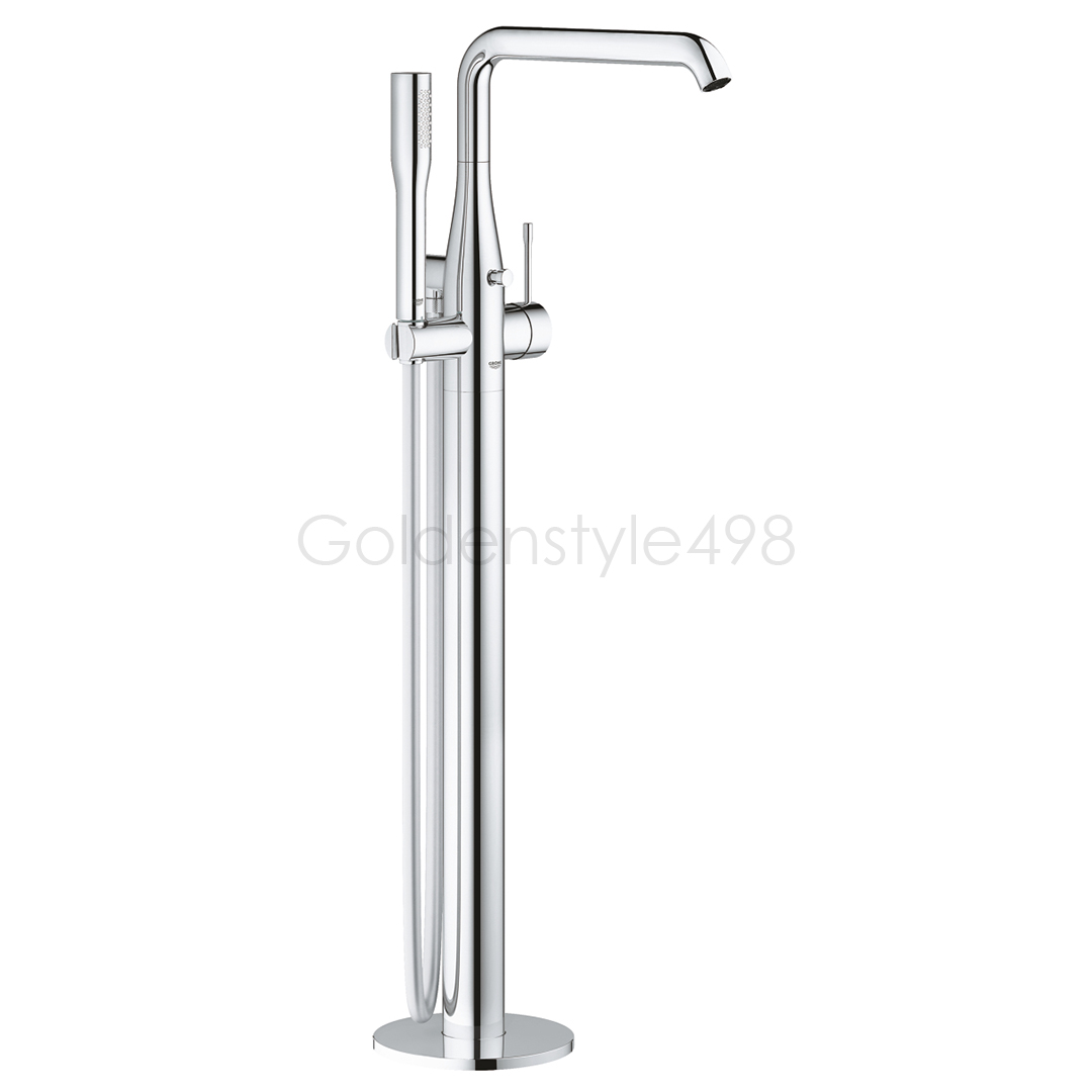 GROHE 23491.001<br>Essence New 立式浴缸龍頭組<br>(鉻色/含軸心)產品圖