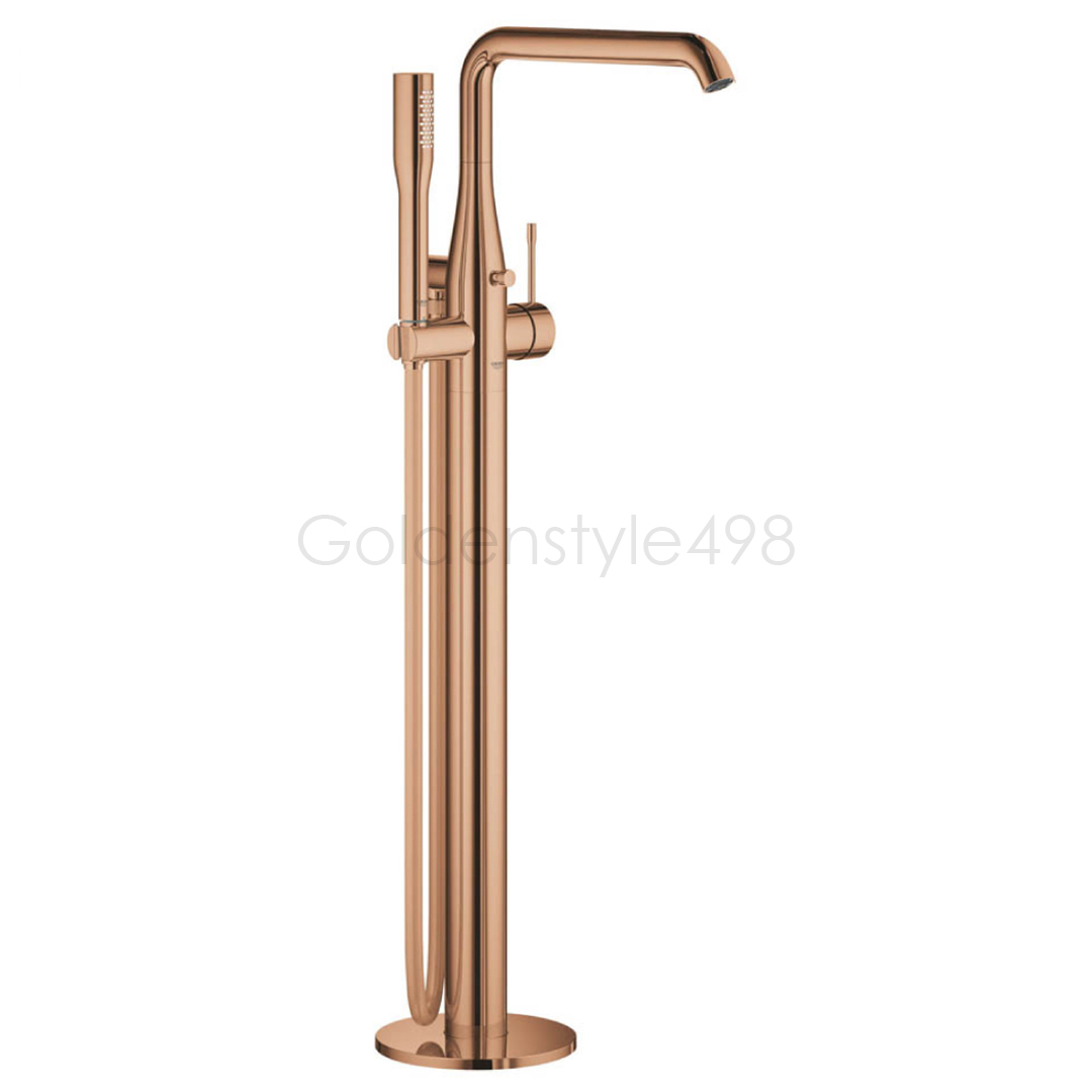 GROHE 23491.DA1<br>Essence New 立式浴缸龍頭組<br>(玫瑰金/含軸心)  |金色系列|浴用龍頭 / 花灑