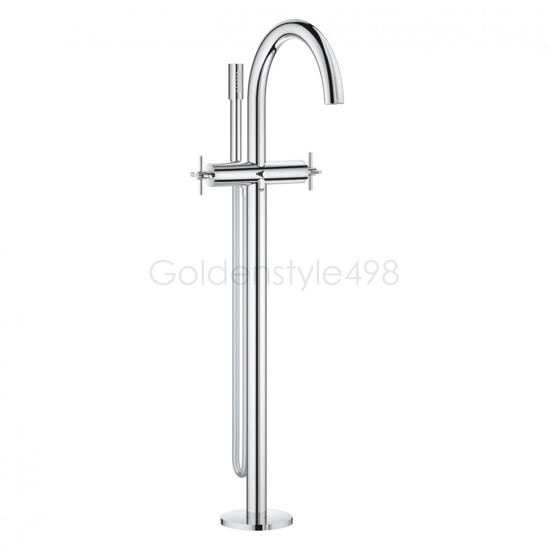 ★GROHE 25044.003<br>ATRIO 立式雙槍浴缸龍頭(鉻)  |浴缸龍頭|GROHE|立柱式浴缸龍頭