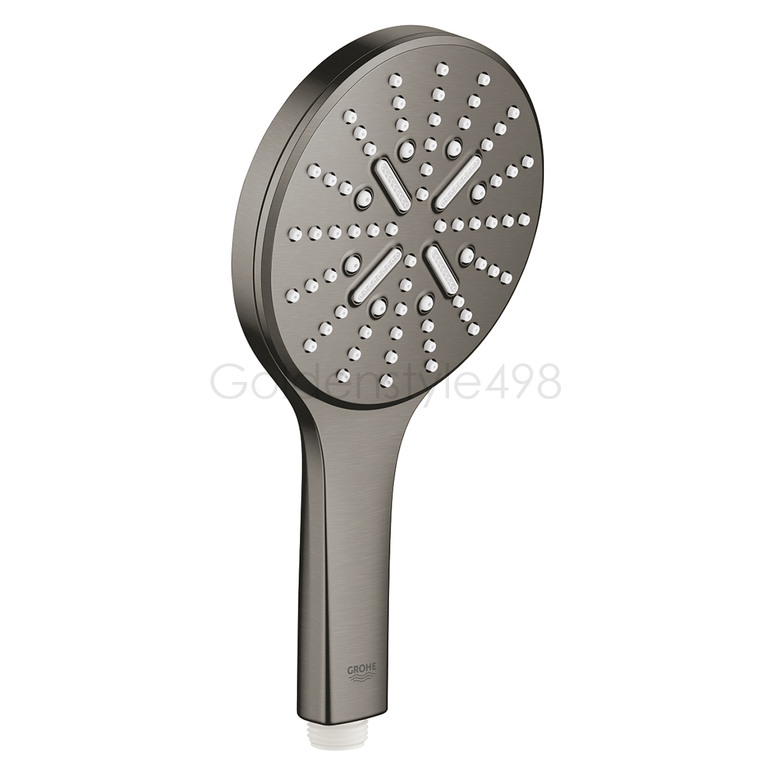 ★GROHE 26574.AL0<br>RAINSHOWER SMARTACTIVE 130<br>三段式蓮蓬頭(墨霧黑)  |黑色系列|蓮蓬頭