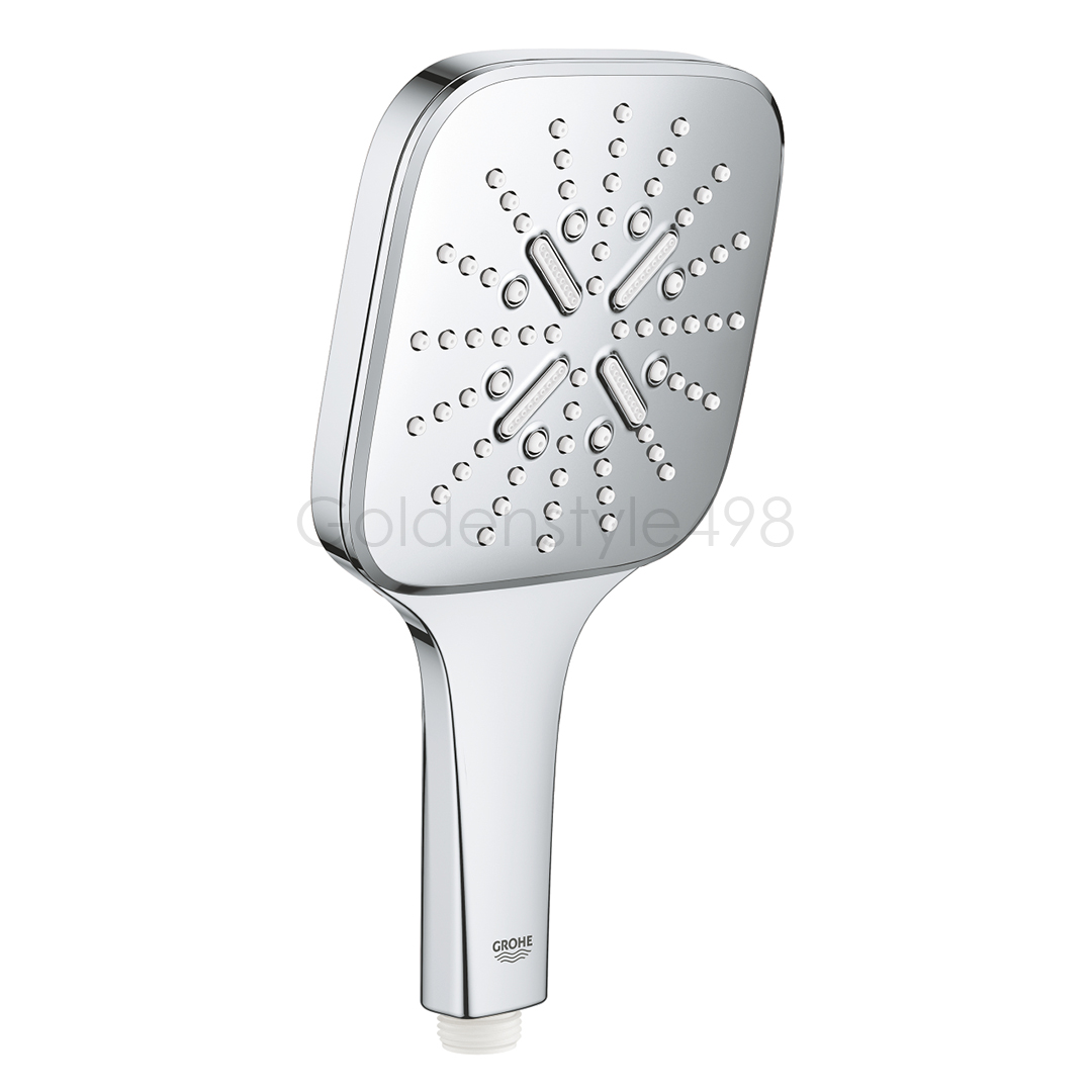 ★GROHE 26582.000<br>RAINSHOWER SMARTACTIVE 130 CUBE<br>三段式方形蓮蓬頭(鉻色)  |淋浴花灑|GROHE| 蓮蓬頭