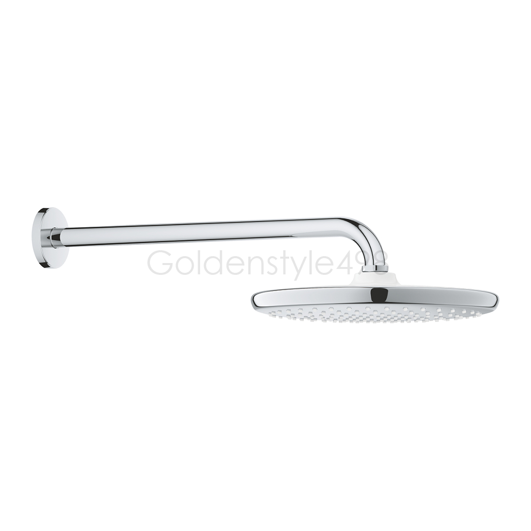 ★GROHE 26668.000<br>TEMPESTA 250<br>掛壁式頭頂花灑 25cm<br>(含 壁面上固定桿 38cm)  |淋浴花灑|GROHE|頭頂花灑