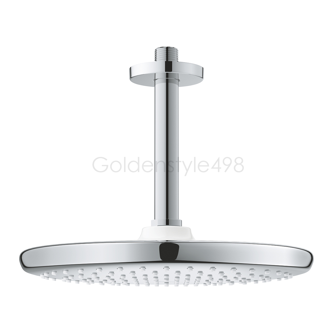 ★GROHE 26669.000<br>TEMPESTA 250<br>天花板頭頂花灑 25cm<br>(含 天花板固定桿 18.9cm)  |淋浴花灑|GROHE|頭頂花灑