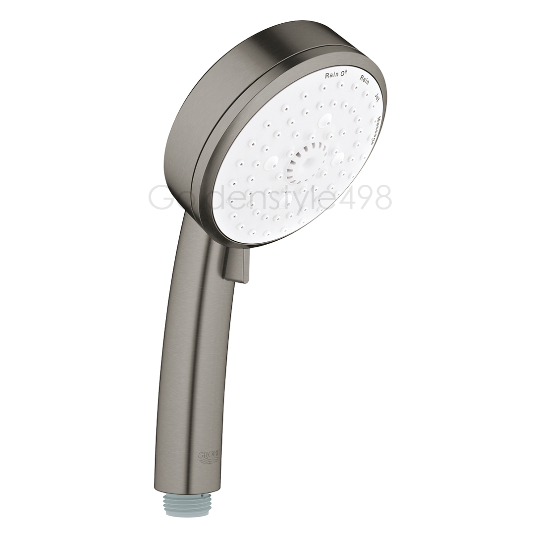 ★GROHE 27573.ALC<br>NEW TEMPESTA COSMOPOLITAN 100<br>四段式蓮蓬頭 (墨霧黑)  |黑色系列|蓮蓬頭