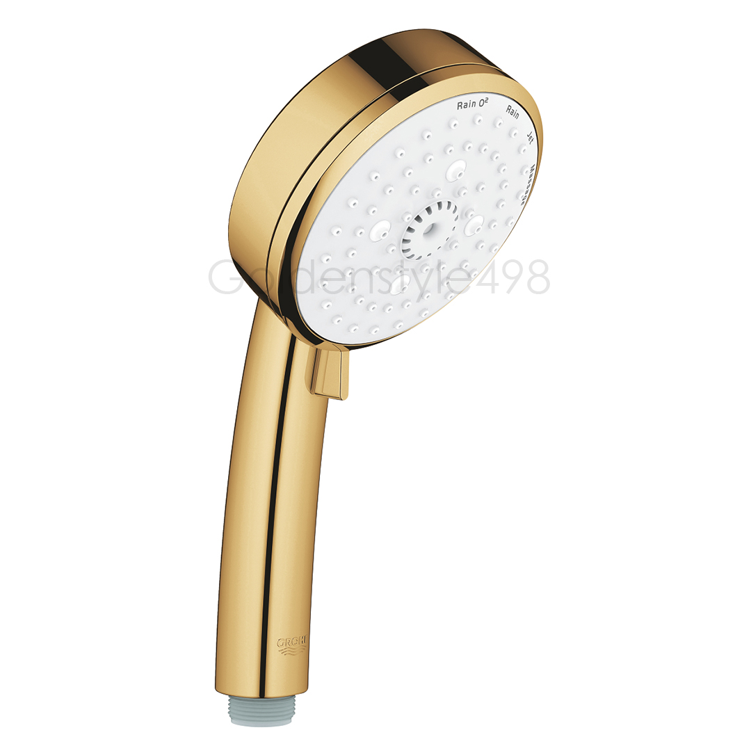 ★GROHE 27573.GLC<br>NEW TEMPESTA COSMOPOLITAN 100<br>四段式蓮蓬頭 (冷冽金)  |金色系列|蓮蓬頭