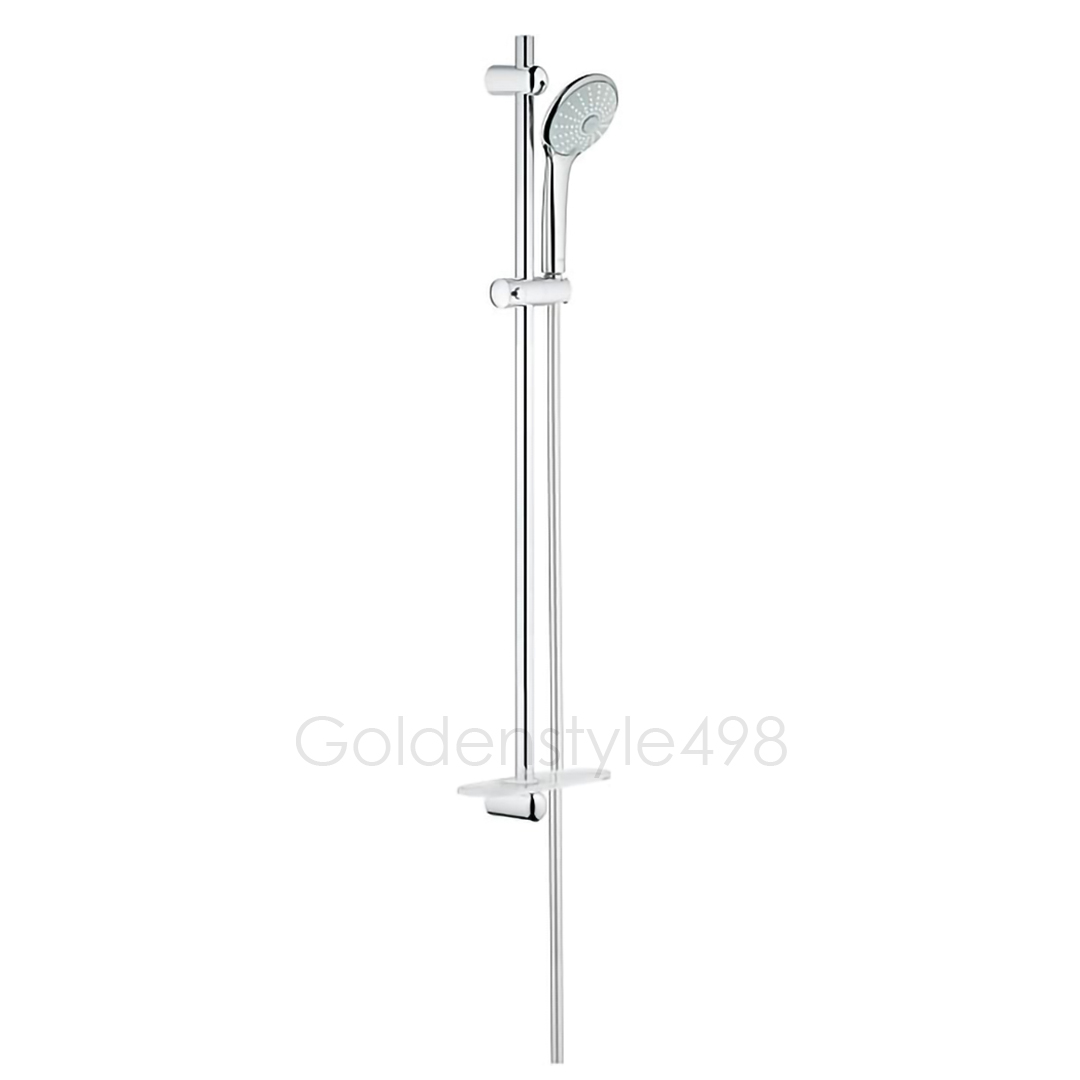 ★GROHE 27226001<br> EUPHORIA 110 MASSAGE 90cm淋浴滑桿組(鉻色)  |淋浴花灑|GROHE|蓮蓬頭伸降桿/掛座/淋浴柱 套組