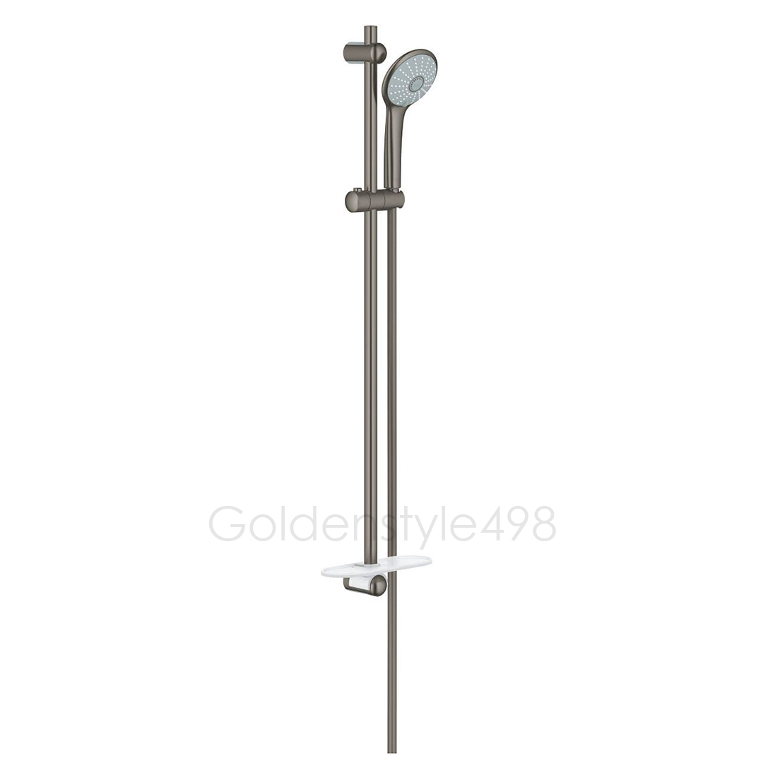 @GROHE .AL1<br>EUPHORIA 110 MASSAGE 90cm淋浴滑桿組(墨霧黑)產品圖