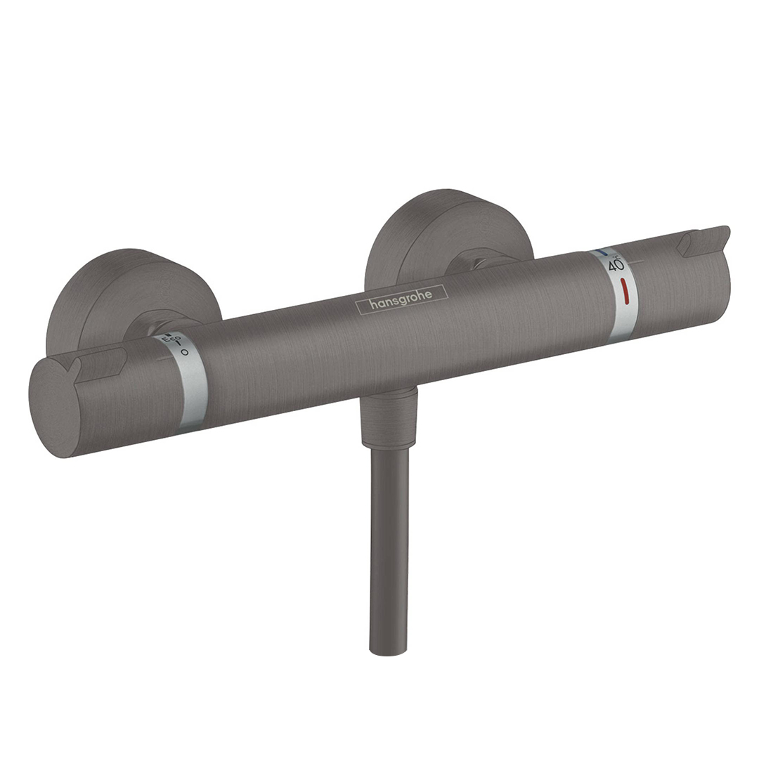 Hansgrohe 13116340<br>Ecostat Comfort <br>附牆恆溫淋浴龍頭 (黑鉻)  |黑色系列|浴用龍頭 / 花灑