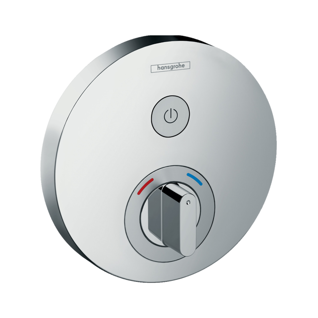 Hansgrohe 15747000<br>ShowerSelect S<br>一路混合控制面板<br>( 鉻色 /不含軸心)  |浴缸龍頭|HANSGROHE|埋壁式浴缸龍頭