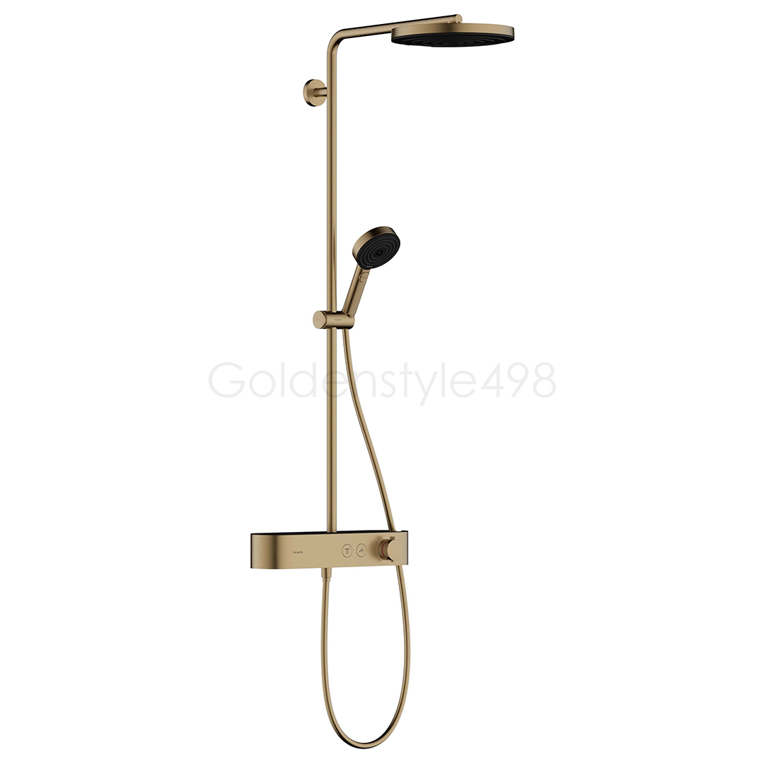 Hansgrohe 24220140<br>Pulsify S 260恆溫淋浴花灑組<br>  (二出水/霧古銅)  |淋浴花灑|HANSGROHE|蓮蓬頭伸降桿/掛座/淋浴柱 套組