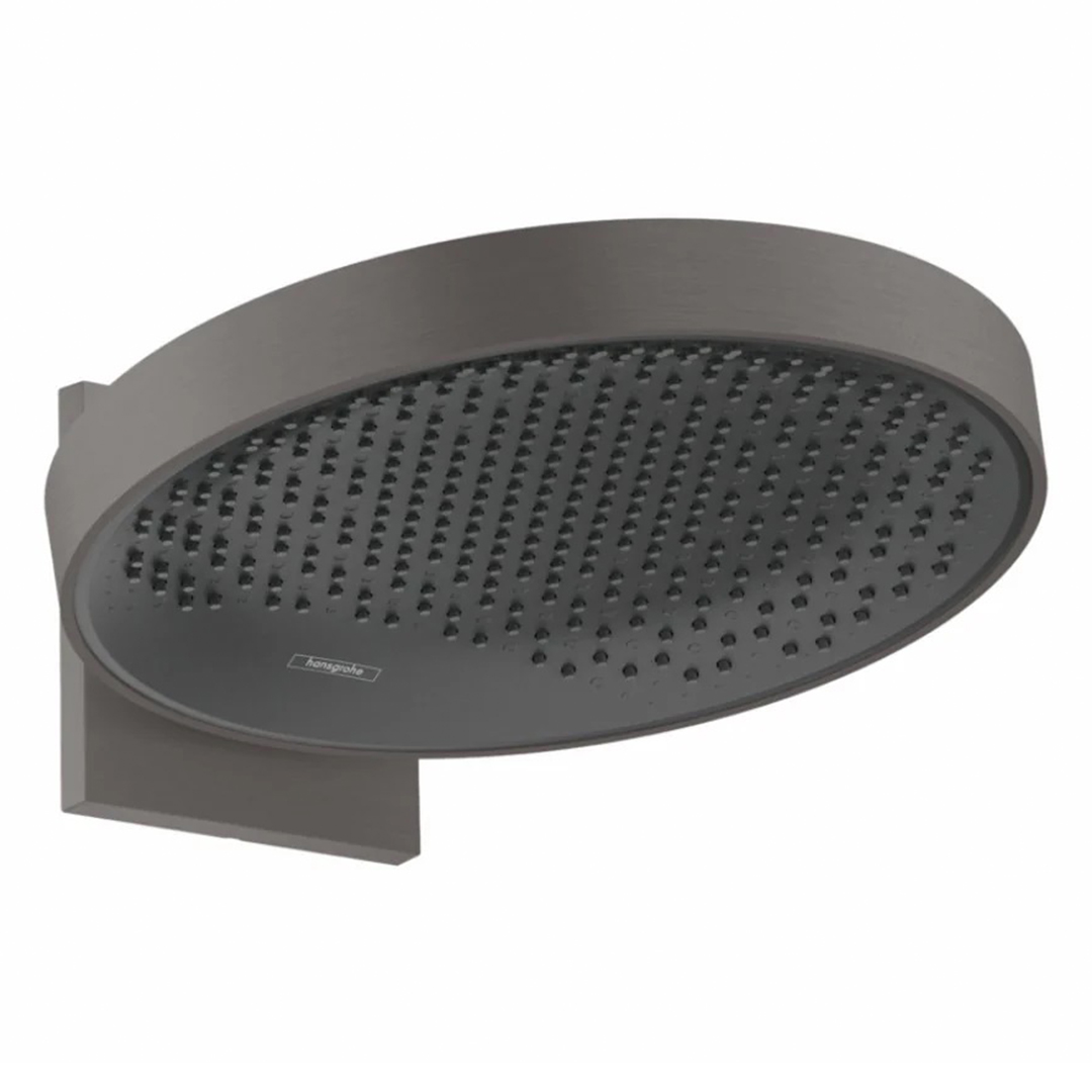 Hansgrohe 26230340<br>Rainfinty. 360<br>埋壁式頭頂花灑<br>(黑鉻 / 一種水流)  |黑色系列|浴用龍頭 / 花灑