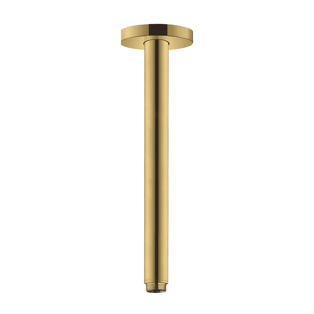 Hansgrohe 27389990<br>Ceiling connector S<br>天花板花灑臂<br>(30cm / 亮金)  |金色系列|浴用龍頭 / 花灑