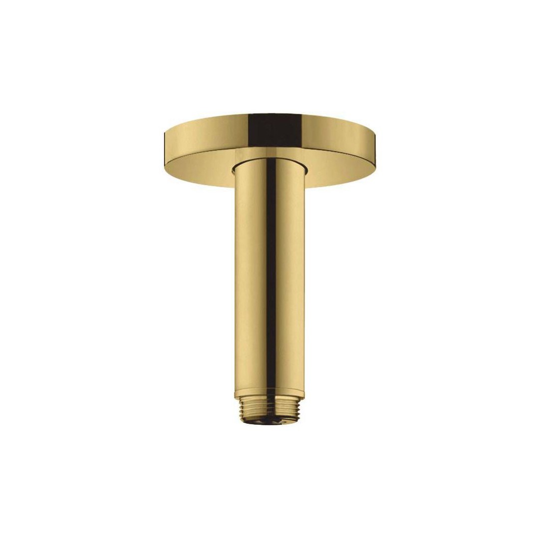 Hansgrohe 27393990<br>Ceiling connector S<br>天花板花灑臂<br>(10cm / 亮金)  |金色系列|浴用龍頭 / 花灑