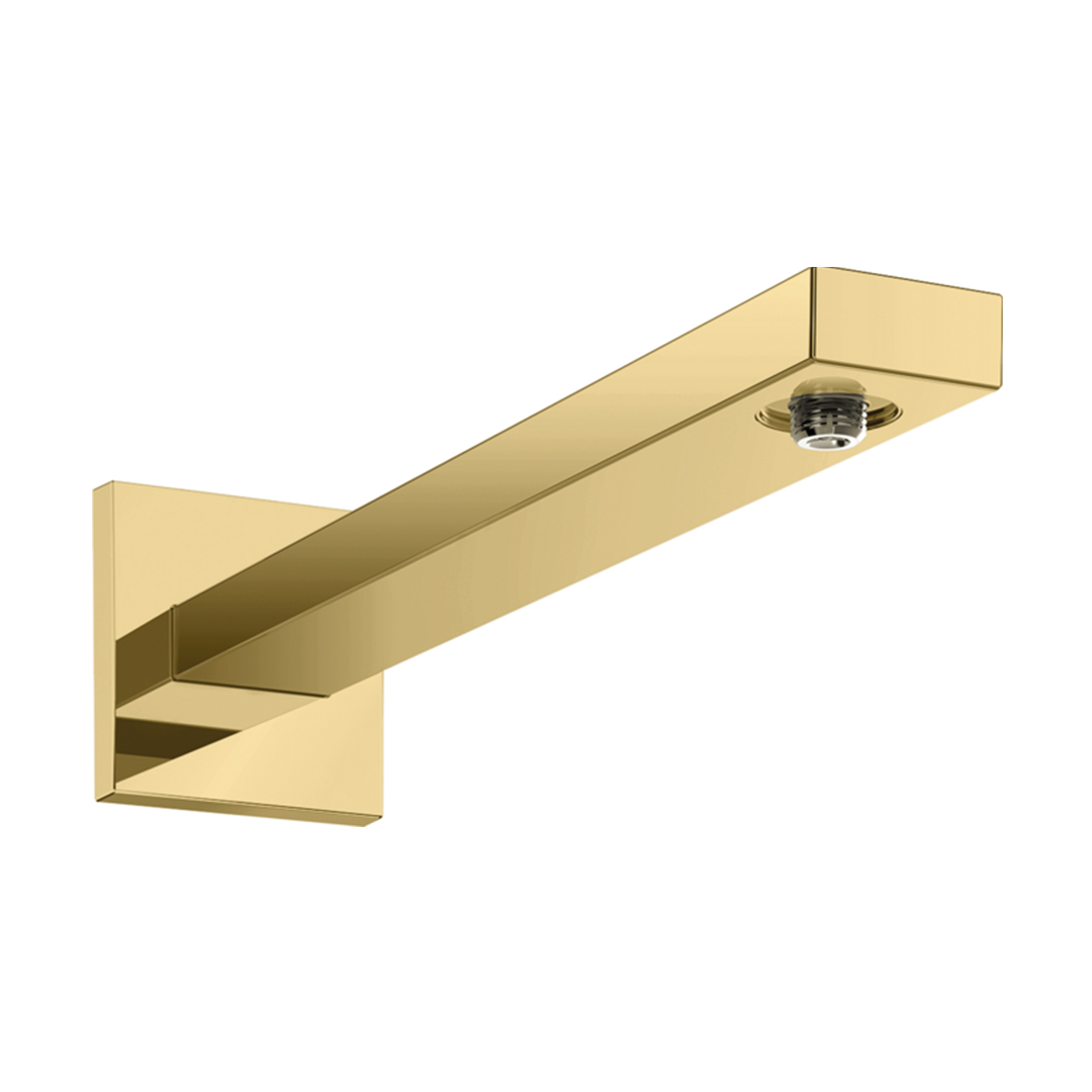Hansgrohe 27694990<br>Shower arm E<br>壁面上花灑臂<br>(39cm / 亮金)  |金色系列|浴用龍頭 / 花灑