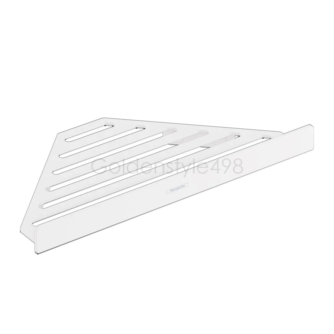 Hansgrohe 41741.700<br>AddStoris <br>轉角架 (霧白)  |衛浴配件|品牌|HANSGROHE